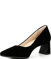 Alex Marie Daphne Suede Block Heel Pumps