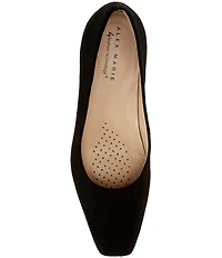Alex Marie Daphne Suede Block Heel Pumps