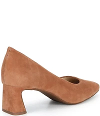 Alex Marie Daphne Suede Block Heel Pumps