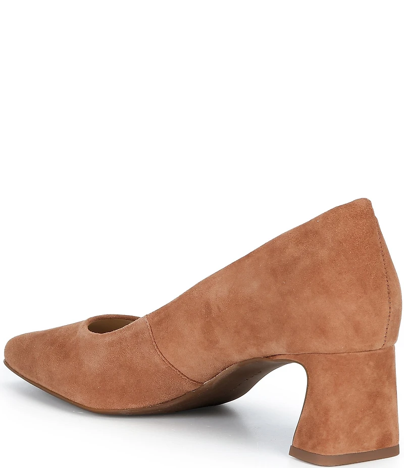 Alex Marie Daphne Suede Block Heel Pumps