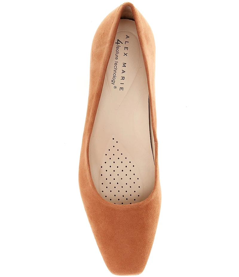 Alex Marie Daphne Suede Block Heel Pumps
