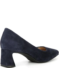 Alex Marie Daphne Suede Block Heel Pumps