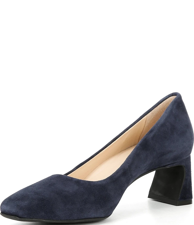 Alex Marie Daphne Suede Block Heel Pumps