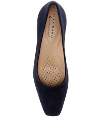 Alex Marie Daphne Suede Block Heel Pumps