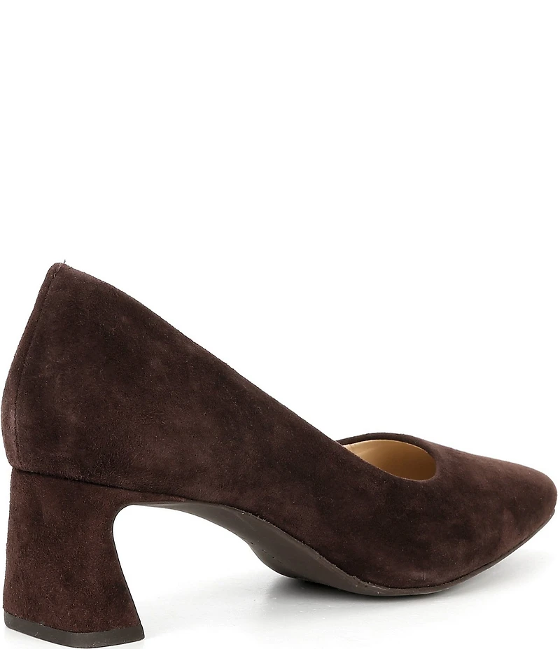 Alex Marie Daphne Suede Block Heel Pumps