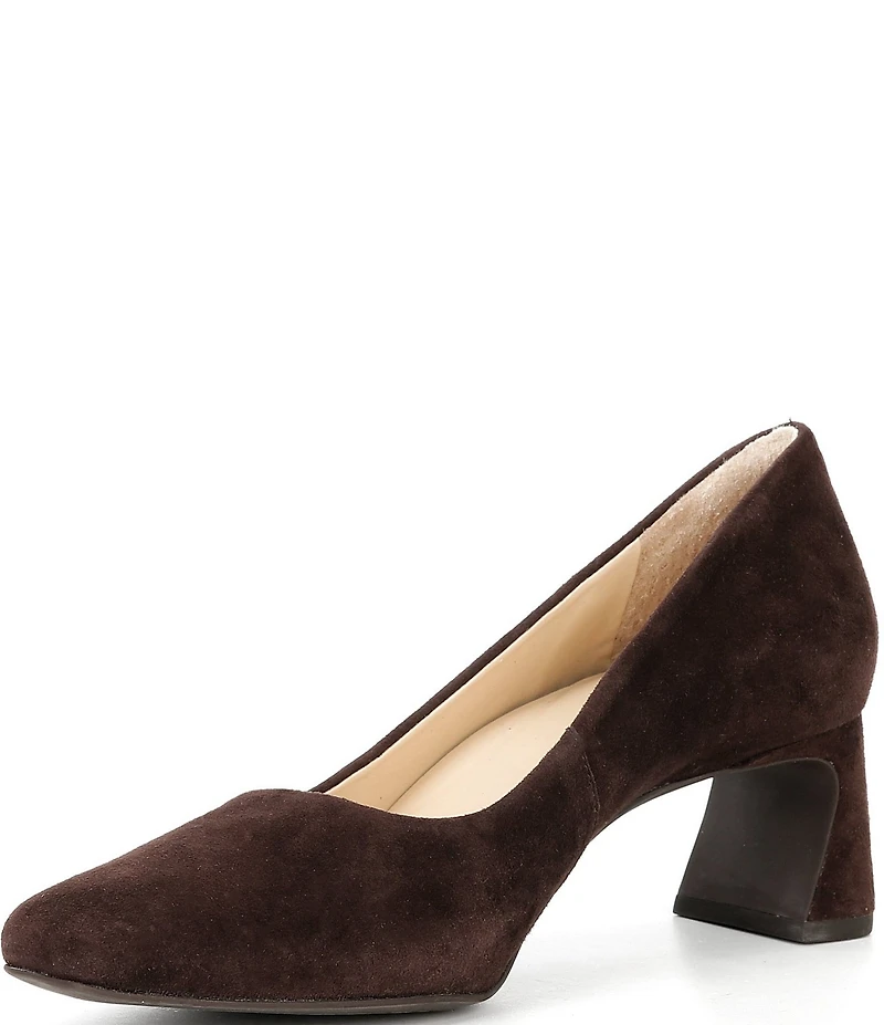 Alex Marie Daphne Suede Block Heel Pumps
