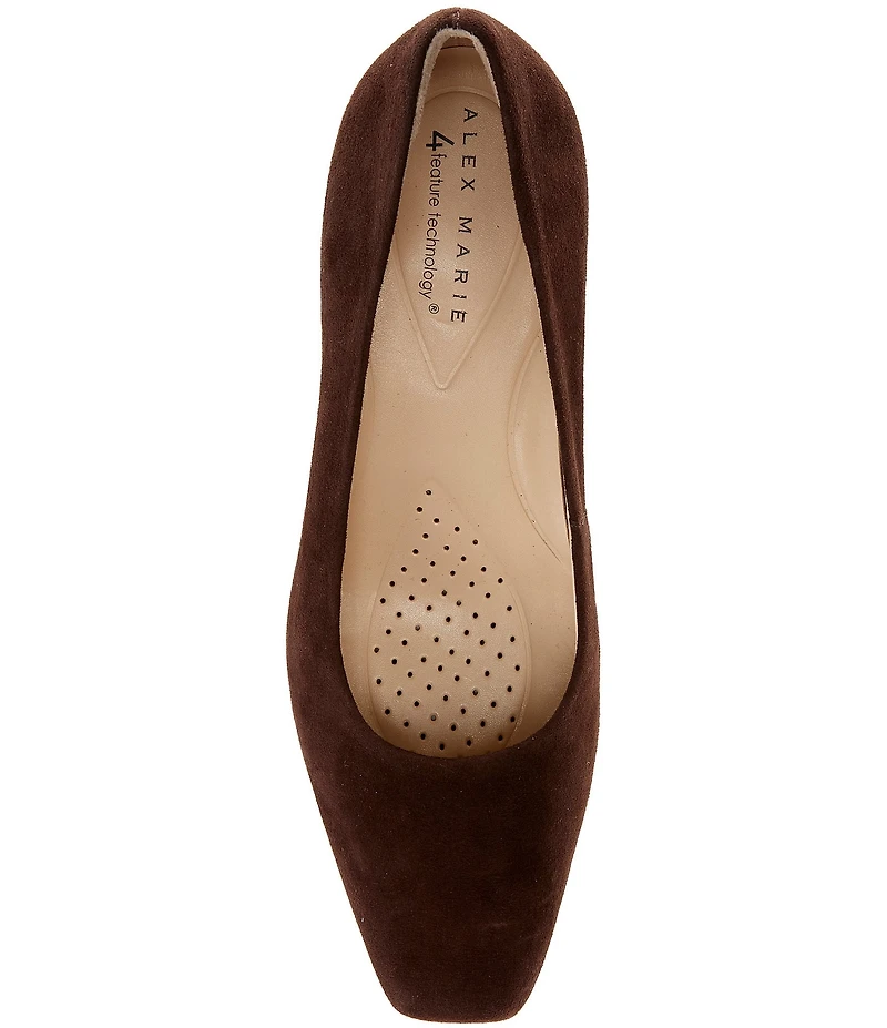 Alex Marie Daphne Suede Block Heel Pumps