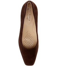 Alex Marie Daphne Suede Block Heel Pumps