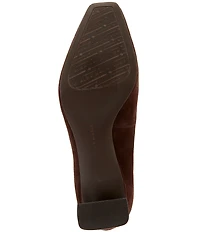 Alex Marie Daphne Suede Block Heel Pumps