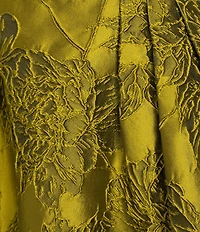 Alex Marie Dressline Audrey Square Neck Sleeveless Jacquard Dress