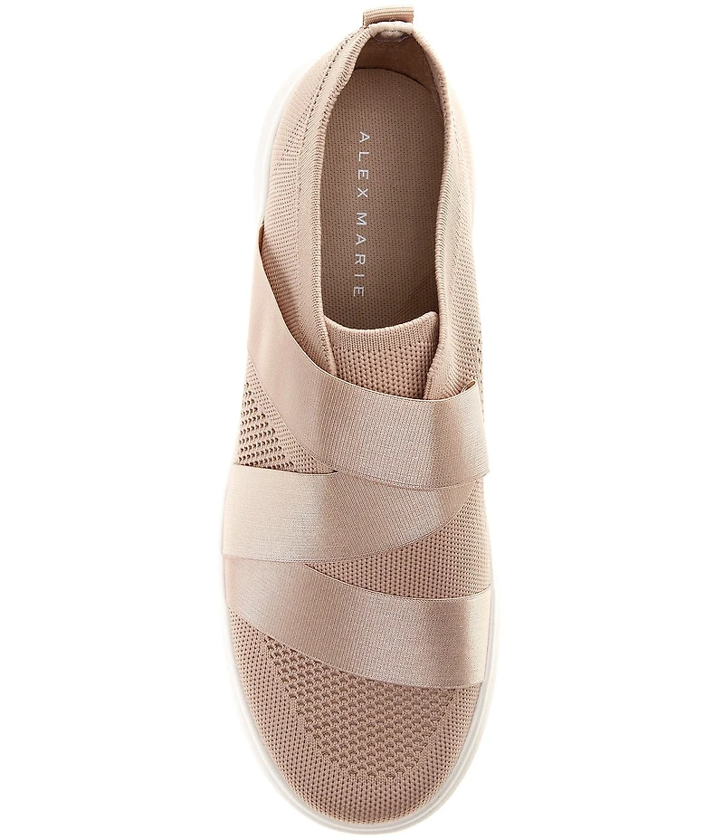 Alex Marie Drew Washable Cross Band Slip On Sneakers