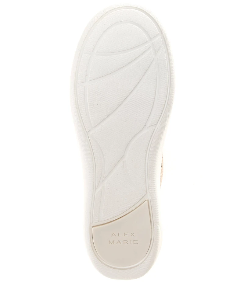 Alex Marie Drew Washable Cross Band Slip On Sneakers