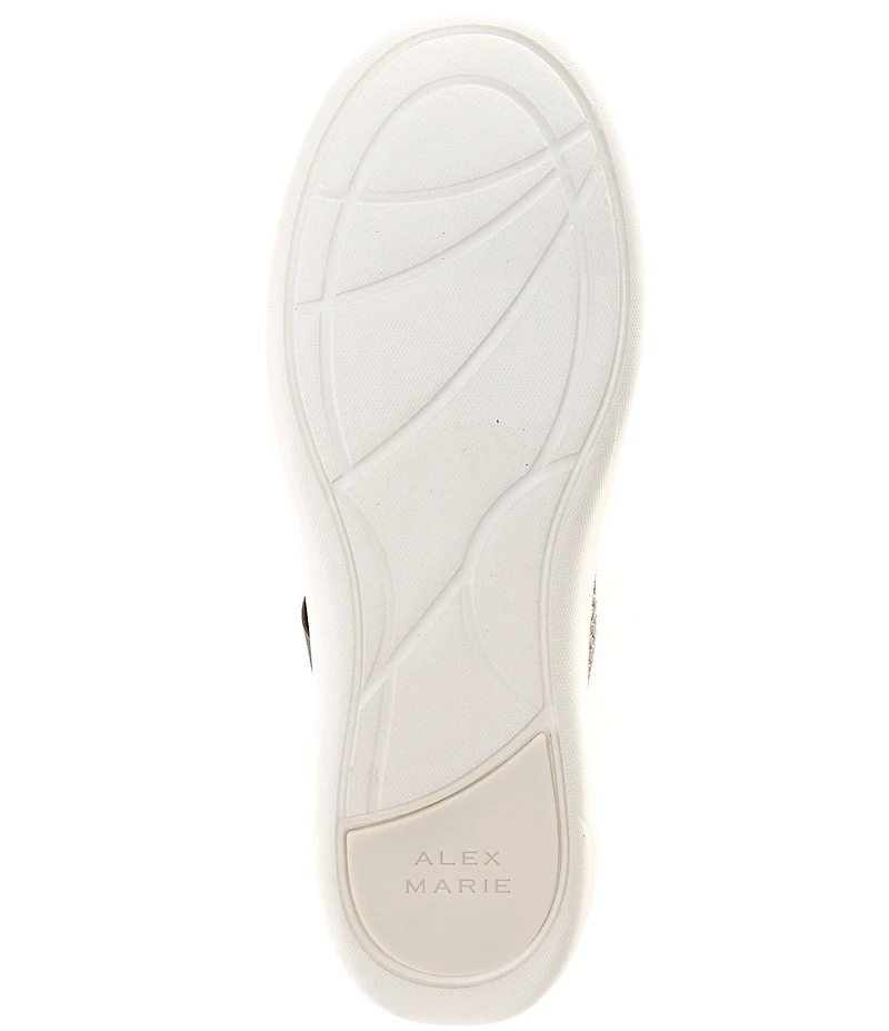Alex Marie Drew Washable Cross Band Slip On Sneakers
