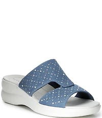 Alex Marie Eeden Washable Jewel Embellished Platform Sandals