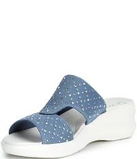 Alex Marie Eeden Washable Jewel Embellished Platform Sandals