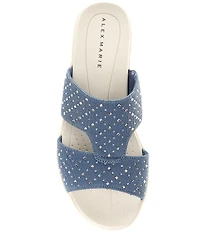 Alex Marie Eeden Washable Jewel Embellished Platform Sandals