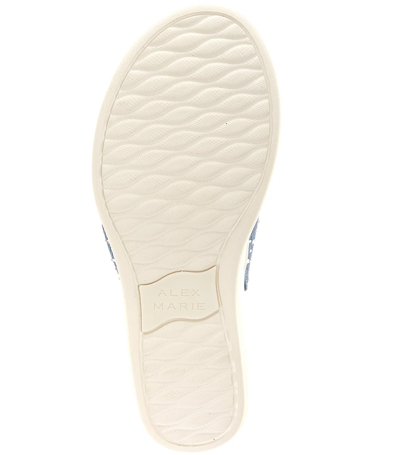 Alex Marie Eeden Washable Jewel Embellished Platform Sandals