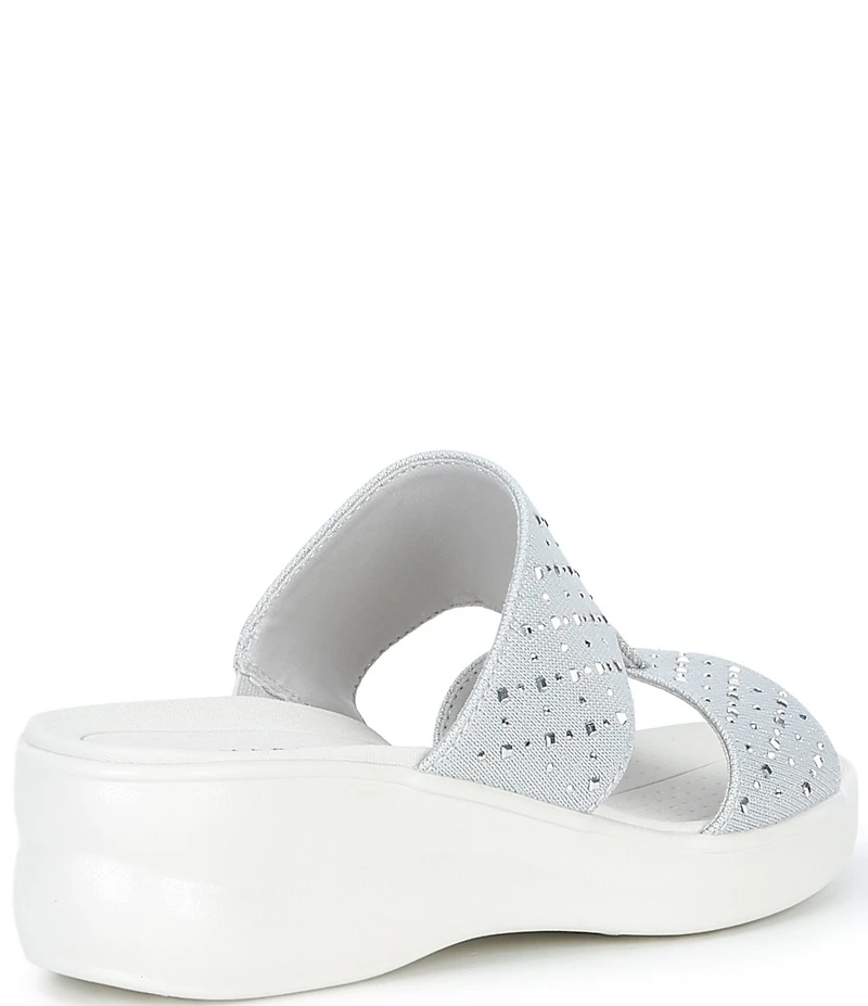 Alex Marie Eeden Washable Jewel Embellished Platform Sandals