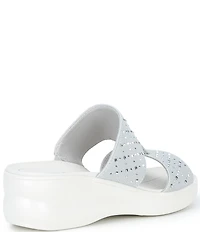 Alex Marie Eeden Washable Jewel Embellished Platform Sandals