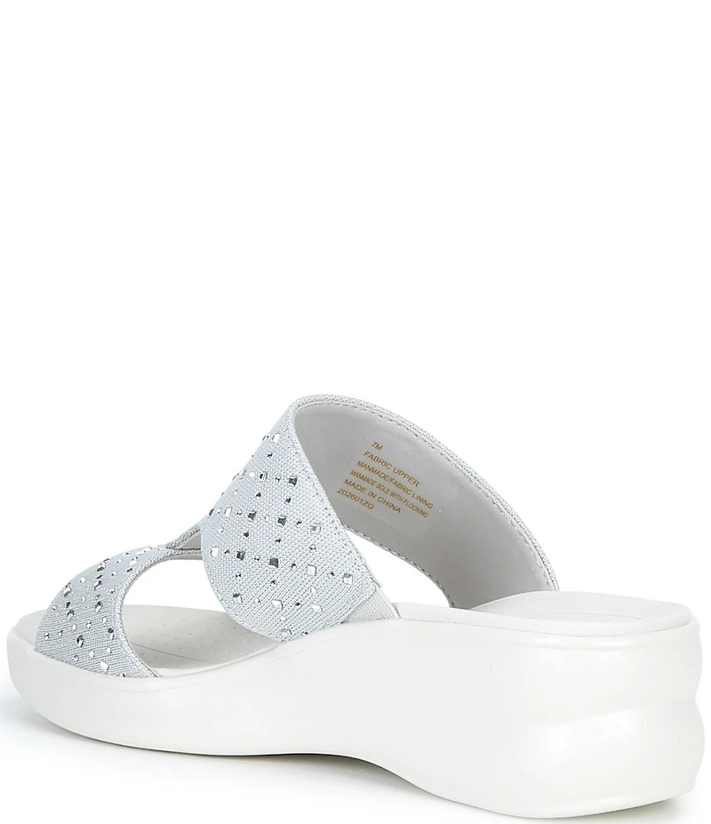 Alex Marie Eeden Washable Jewel Embellished Platform Sandals