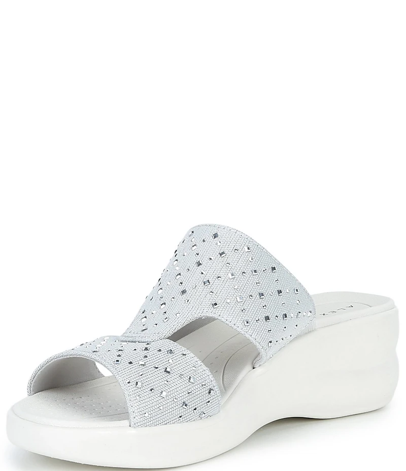 Alex Marie Eeden Washable Jewel Embellished Platform Sandals