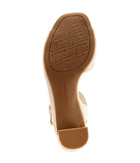 Alex Marie Elizabeth Lizard Embossed D'Orsay Dress Sandals