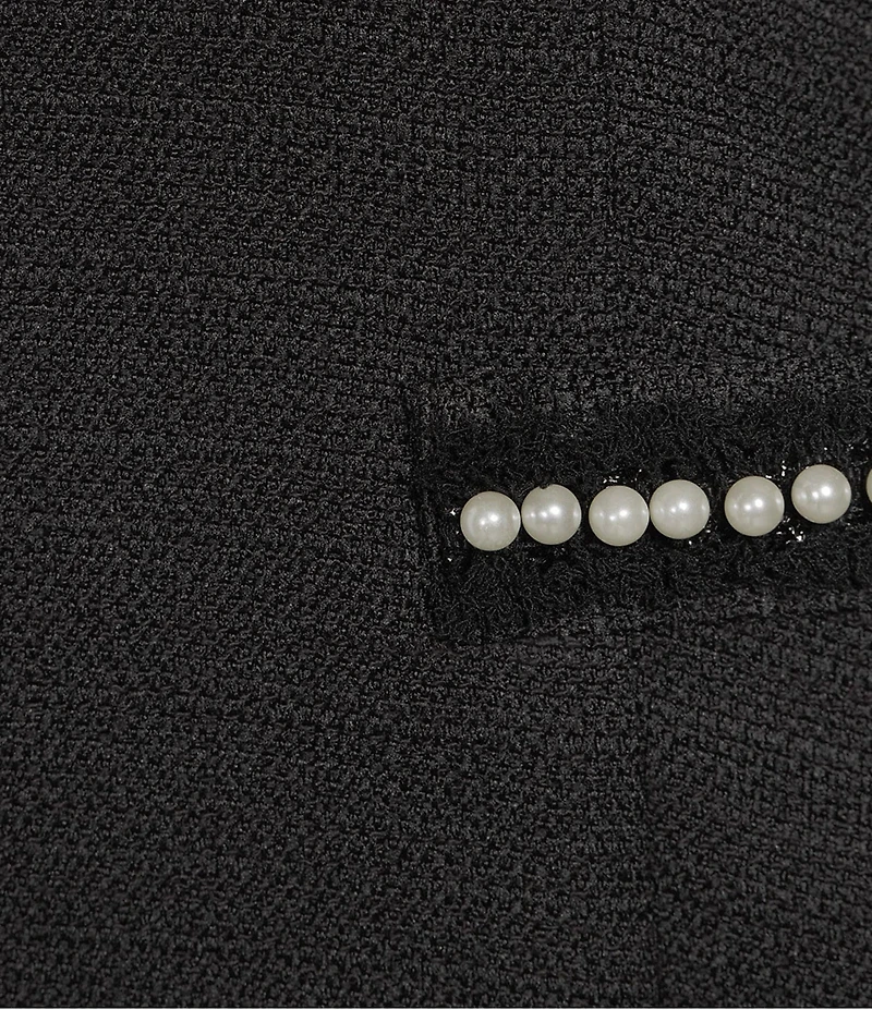 Alex Marie Ellis Pearl Boucle Short Sleeve Dress