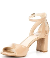 Alex Marie Ellisa Patent Ankle Strap Dress Sandals