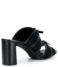 Alex Marie Ellodie Buckle Block Heel Slide Sandals