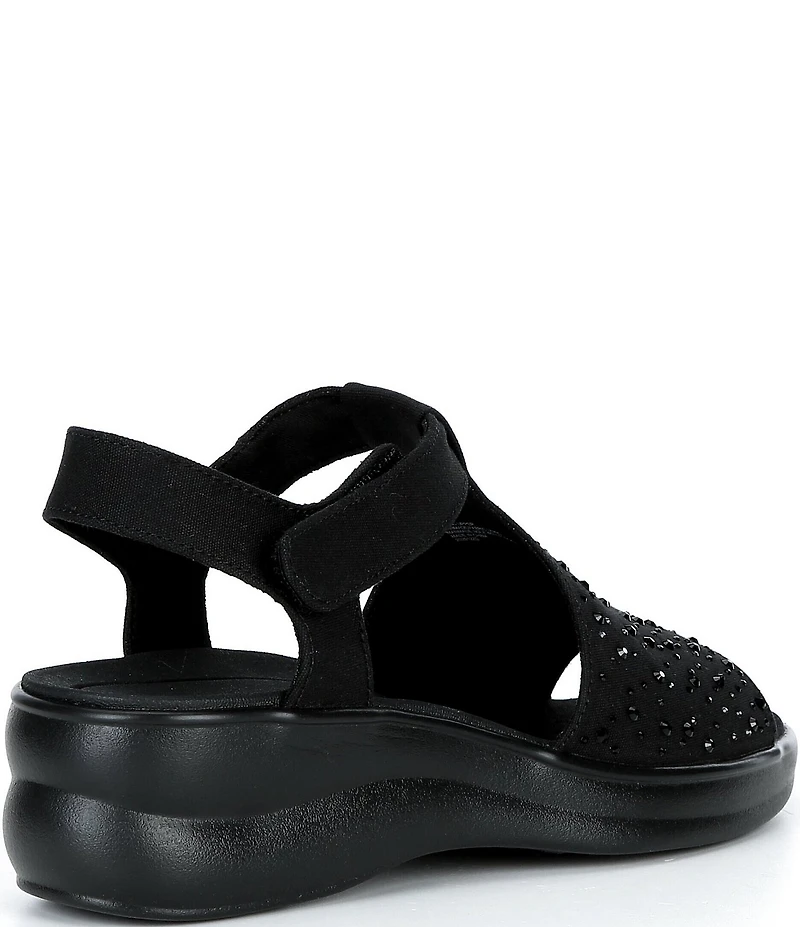 Alex Marie Erica Washable Jewel Embellished Platform Sandals