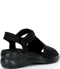 Alex Marie Erica Washable Jewel Embellished Platform Sandals