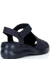 Alex Marie Erica Washable Jewel Embellished Platform Sandals