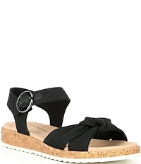Alex Marie Fritz Canvas Knotted Ankle Wrap Sandals