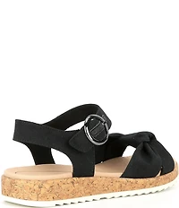 Alex Marie Fritz Canvas Knotted Ankle Wrap Sandals
