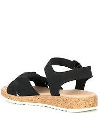Alex Marie Fritz Canvas Knotted Ankle Wrap Sandals