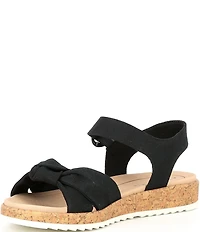 Alex Marie Fritz Canvas Knotted Ankle Wrap Sandals