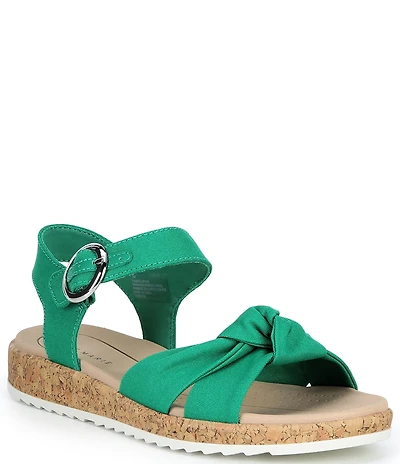 Alex Marie Fritz Canvas Knotted Ankle Wrap Sandals