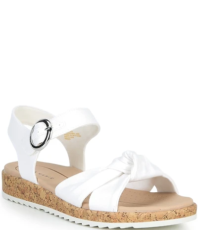 Alex Marie Fritz Canvas Knotted Ankle Wrap Sandals