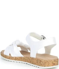 Alex Marie Fritz Canvas Knotted Ankle Wrap Sandals