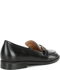 Alex Marie Gilmore Leather Bit Buckle Loafers
