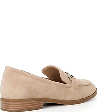 Alex Marie Gilmore Suede Bit Buckle Loafers