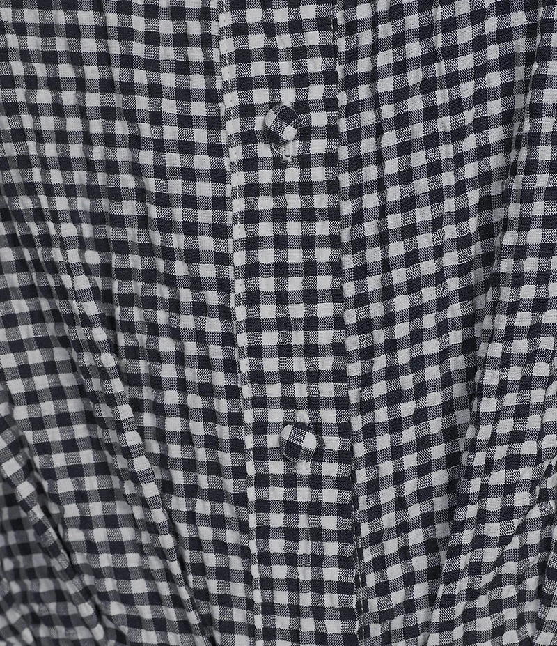 Alex Marie Gingham Collar Neck Sleeveless Jessa Dress