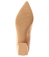 Alex Marie Gladdis Embossed Block Heel Pumps