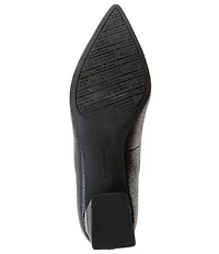 Alex Marie Gladdis Embossed Block Heel Pumps