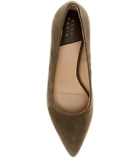 Alex Marie Gladdis Suede Block Heel Pumps