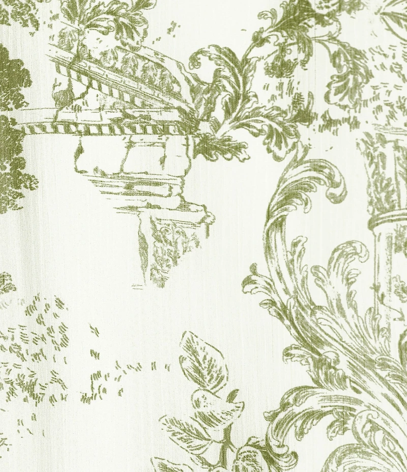 Alex Marie Hannah Collar Long Sleeve Printed Chiffon Blouse