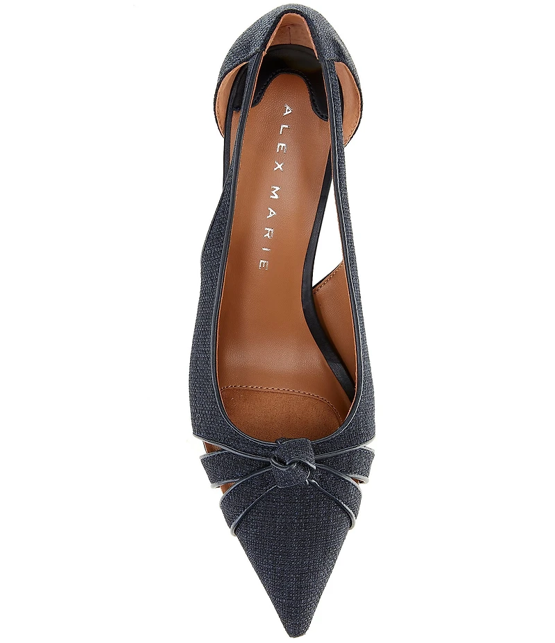 Alex Marie Harvie Knotted Cut-Out Pumps