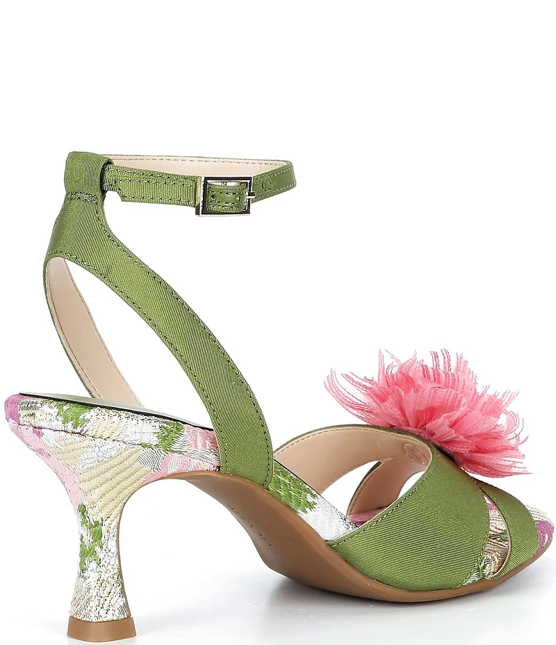 Alex Marie Ilene Faille Flower Dress Sandals