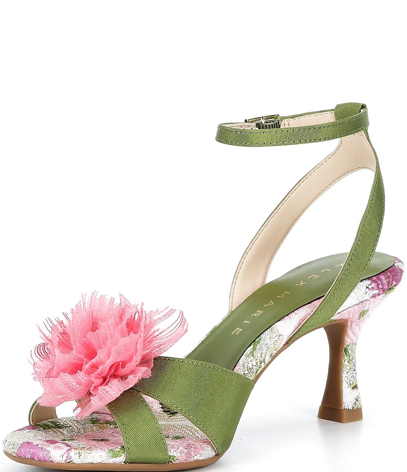Alex Marie Ilene Faille Flower Dress Sandals