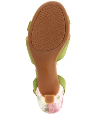 Alex Marie Ilene Faille Flower Dress Sandals